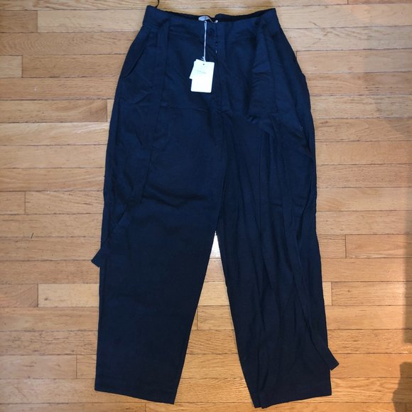 Brand New Beautiful Women's Raw Silk Ainsley Wrap Sarong Pants by 7115 by Szeki - Picture 7 of 16